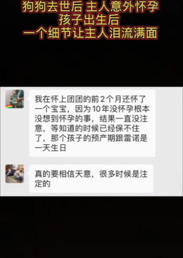 为了你，我愿意相信生命有轮回